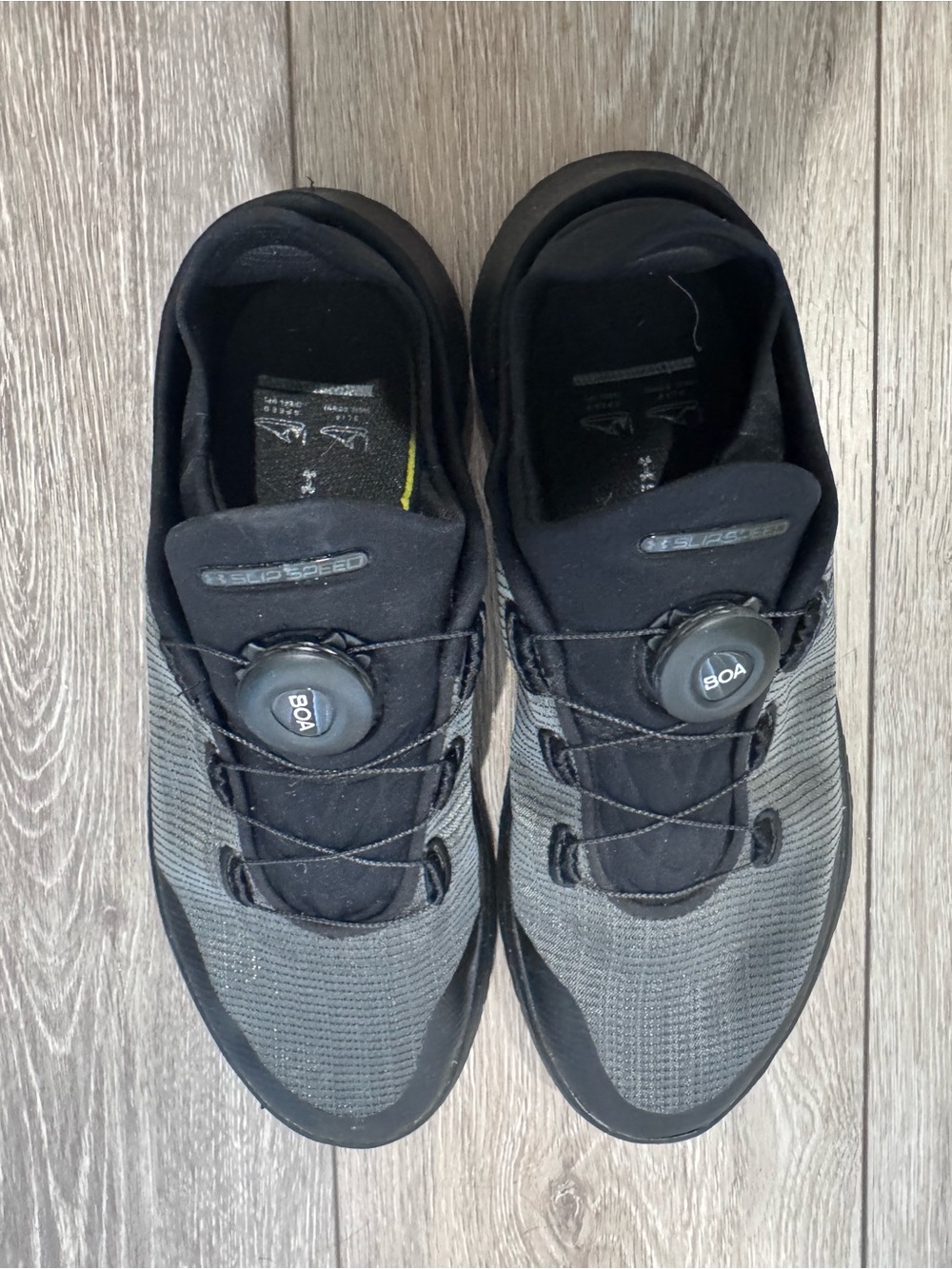 Under Armour Black & Gray Women's Sneakers with BOA Dial